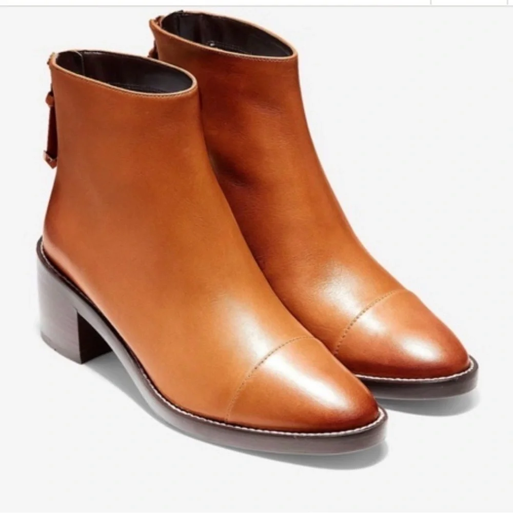 Cole Haan Grand 360 Leather Winnie Boots. NWOT Excellent Condition